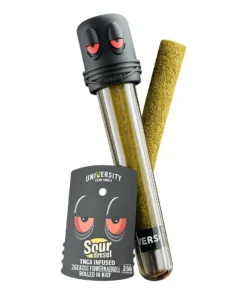 Sour Diesel University THCA Infused Exotic Flower Pre-Roll 2G