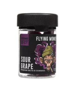Sour Grape Flying Monkey Delta-8 Gummies 1000mg