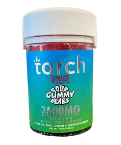 Sour Gummy Bears Torch Haymaker Blend Live Resin Gummies 3500mg