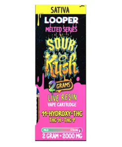 Sour Kush Looper Melted Series 11-Hydroxy-THC+THC-H+THC-P Vape 2G