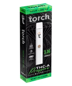 Sour Lime OG Torch THC-A Pressure Blend Disposable 3.5G