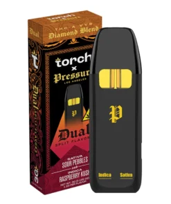 Sour Pebbles | Raspberry Kush Torch x Pressure Dual Disposable 3G