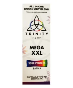 Sour Pebbles Trinity All In One Knockout Blend Mega XXL Disposable 3.5G