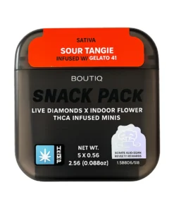 Sour Tangie | Gelato 41 BOUTIQ THCA Infused Mini Pre-Rolls 5ct 0.5G