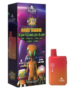 Sour Tangie Alien Exotics Live Resin Blend Disposables 4G