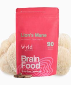 Alternative view of Stay Wyld Organics – Lion’s Mane Mushroom Capsules (Bottle of 90)