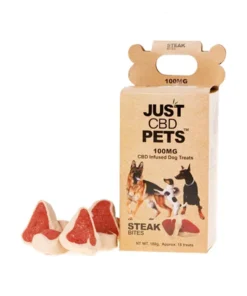 Steak Bites Just CBD Dog Treats 100mg