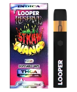 Strawnana Looper Reserve THCA Disposable 1G