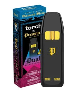 Strawberry Blue | Rainbow Runtz Torch x Pressure Dual Disposable 3G