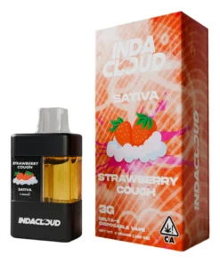Strawberry Cough IndaCloud Delta 8 Disposable 3G