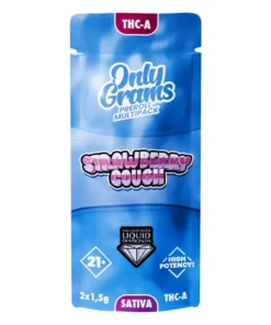 Strawberry Cough Only Grams THCA Multipack Pre-Roll 2×1.5G