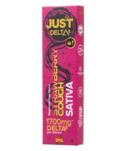 Strawberry Cough Sativa Just Delta D8 Vape 1.7G