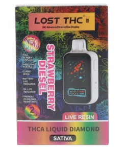 Strawberry Diesel Lost THC THC-A Liquid Diamond Disposable 2G