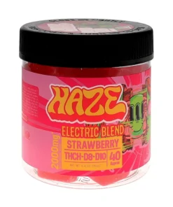 Strawberry Electric Blend Haze Gummies 2000mg