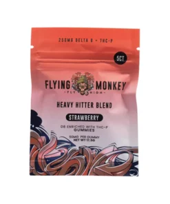 Strawberry Flying Monkey Heavy Hitter Blend Gummies 250mg