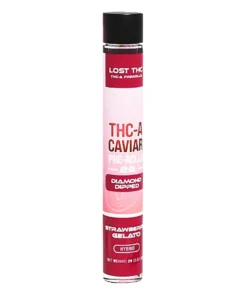 Strawberry Gelato Lost THCA Caviar Diamond Dipped Pre-Roll 2G