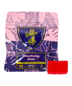 Strawberry Lime Hidden Hills Fresh Frozen Edibles 500 mg 2 ct