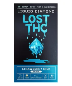 Strawberry Milk Lost THC Liquid Diamond Blend Disposable 3G