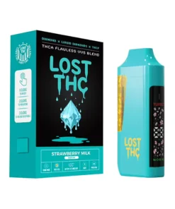 Strawberry Milk Lost THC VVS Liquid Diamonds THCP Disposable 3G