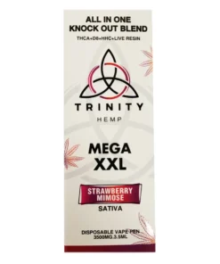 Strawberry Mimose Trinity All In One Knockout Blend Mega XXL Disposable 3.5G