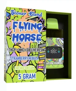 Strawberry Nebula | Orchild Dream Flying Horse 3in1 Stoner Blend Disposable 5G
