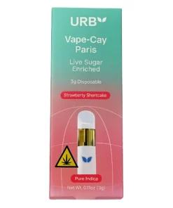 Strawberry Shortcake URB Vape-Cay Paris Disposable Vape 3G