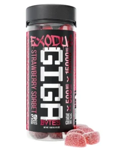 Strawberry Sorbet Exodus Gigabytes Gummies 15000MG