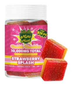 Strawberry Splash Hidden Hills Mini Mart Double Troublez Gummies 10ct 10G