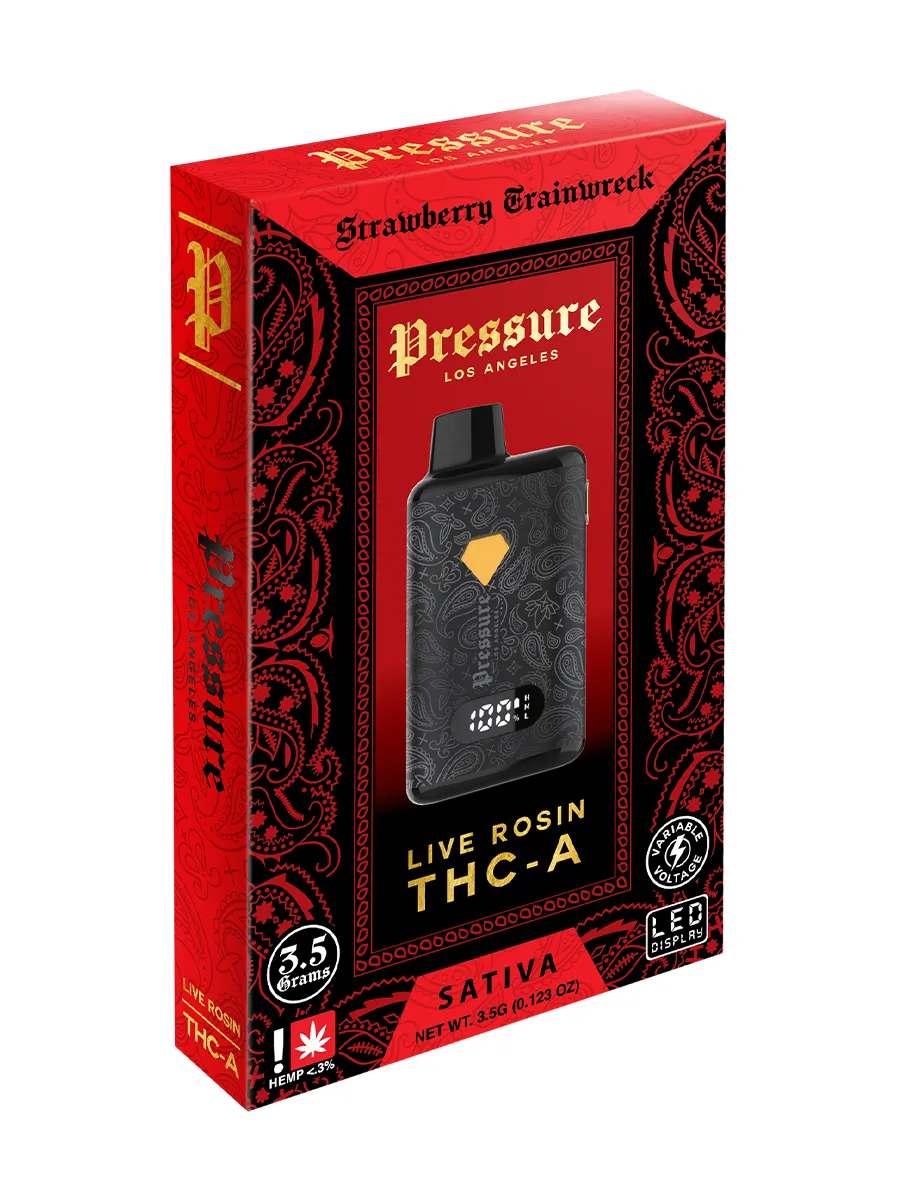 Strawberry Trainwreck Pressure Live Rosin THC-A Disposable 3.5G