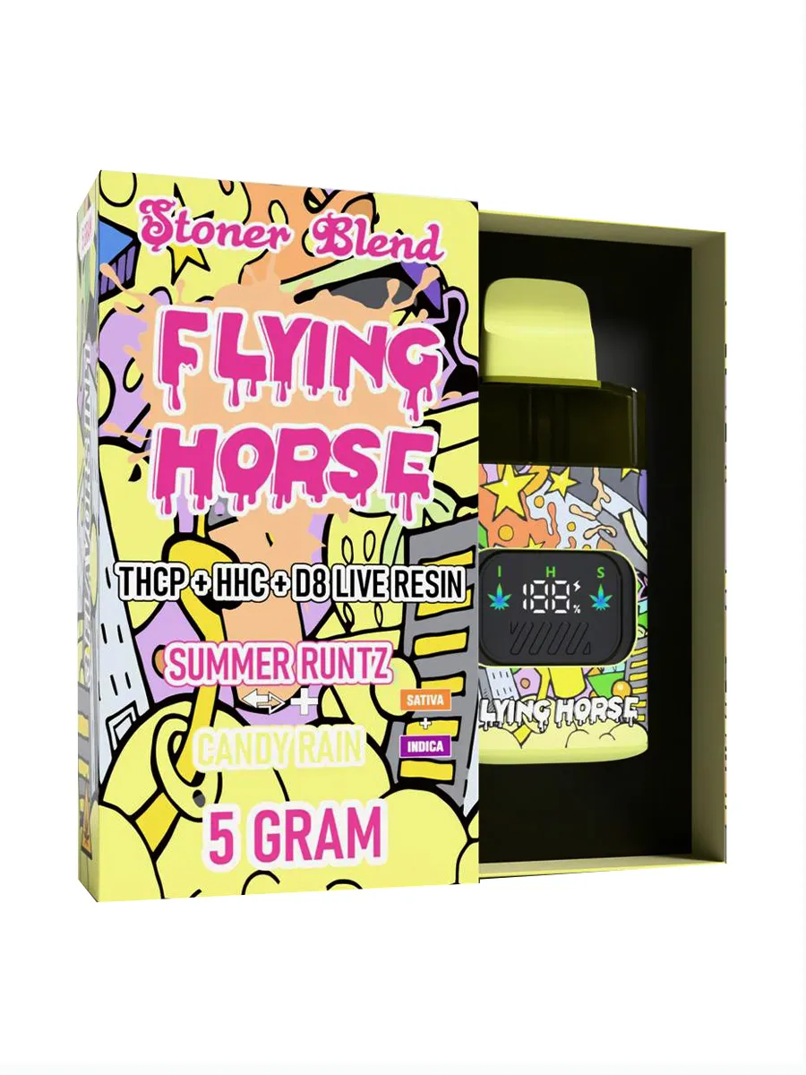 Summer Runtz | Candy Rain Flying Horse 3in1 Stoner Blend Disposable 5G