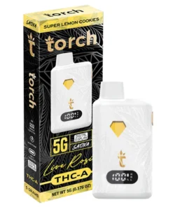 Super Lemon Cookies Torch Live Rosin THC-A Disposable 5G