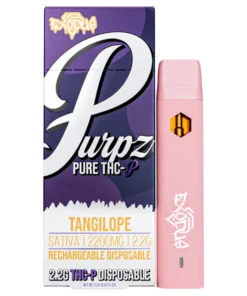 Tangilope Exodus Purpz Live Badder THC-P Disposable Vape 2.2G