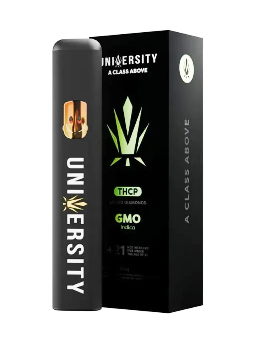 GMO University Liquid Diamonds THCP Disposable 2G