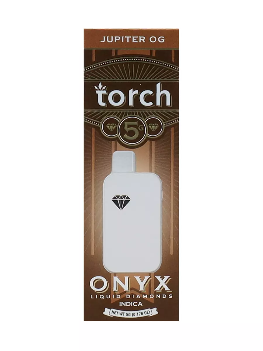Jupiter OG Torch ONYX Liquid Diamonds Vape 5G