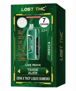 Tahoe Alien Lost THC Live Resin CB9A x THCP Liquid Diamond Disposable 7G