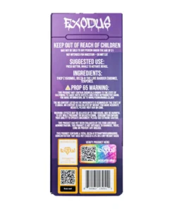 Alternative view of Tangilope Exodus Purpz Live Badder THC-P Disposable Vape 2.2G