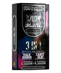 Track Burner | Candy Heat Flying Horse Wild’N Black 3in1 Vape 9G