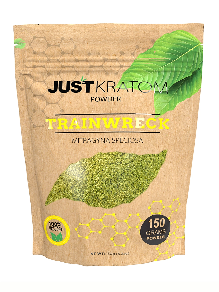 Trainwreck Just Kratom Mitragyna Speciosa Powder 150g