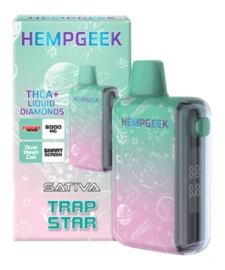 Trap Star Hempgeek THCA+Liquid Diamonds Disposable 8000MG