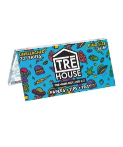 Tre House Premium Rolling Kit Ultra Unbleached Thin Papers King Size