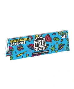 Tre House Premium Unbleached Rolling Papers 1 1/4