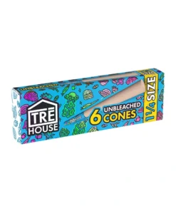 Tre House Ultra Thin Unbleached Cones 1 1/4 6cs