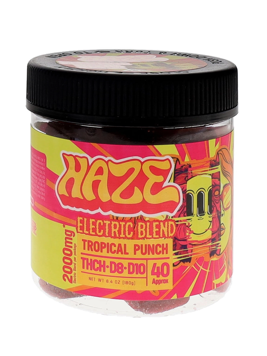 Tropical Punch Electric Blend Haze Gummies 2000mg