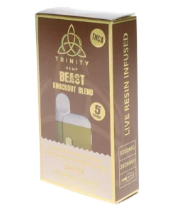 Tropical Runtz Trinity Hemp The Beast Knockout Blend Mod Box Vape 5G