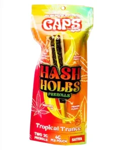 Tropical Trance Caps Hash Holes Pre-Rolls 2ct