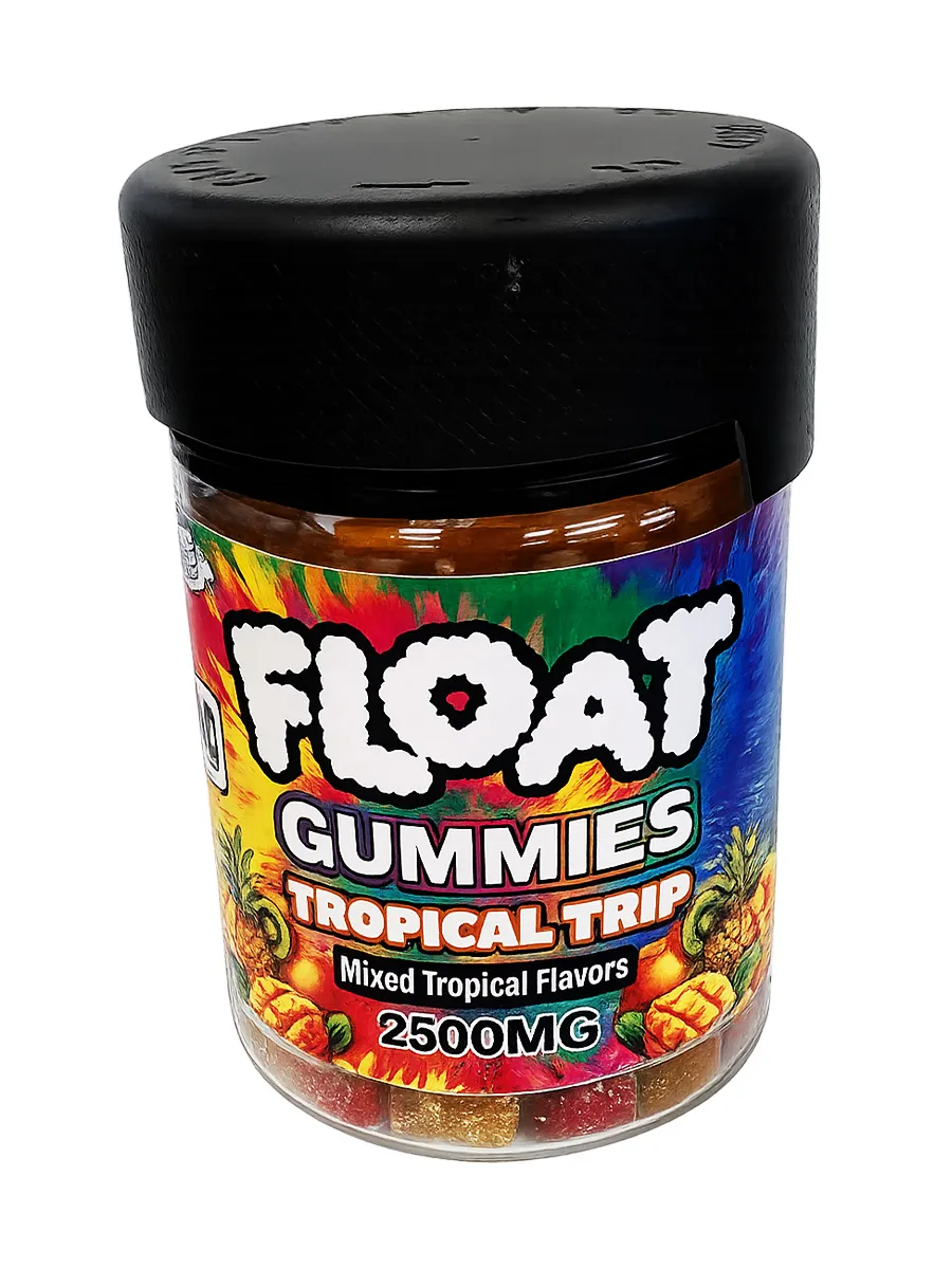 Tropical Trip Float Smart D9 Blend Gummies 2500mg