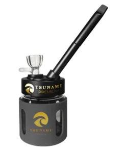 Tsunami Premium Mini Black Bubbler Pipe