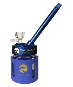 Tsunami Premium Mini Blue Bubbler Pipe