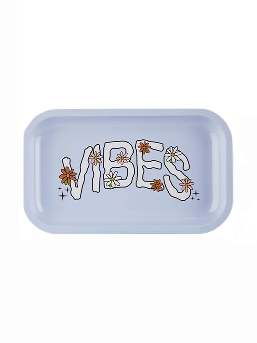 Vibes Medium Metal Rolling Tray