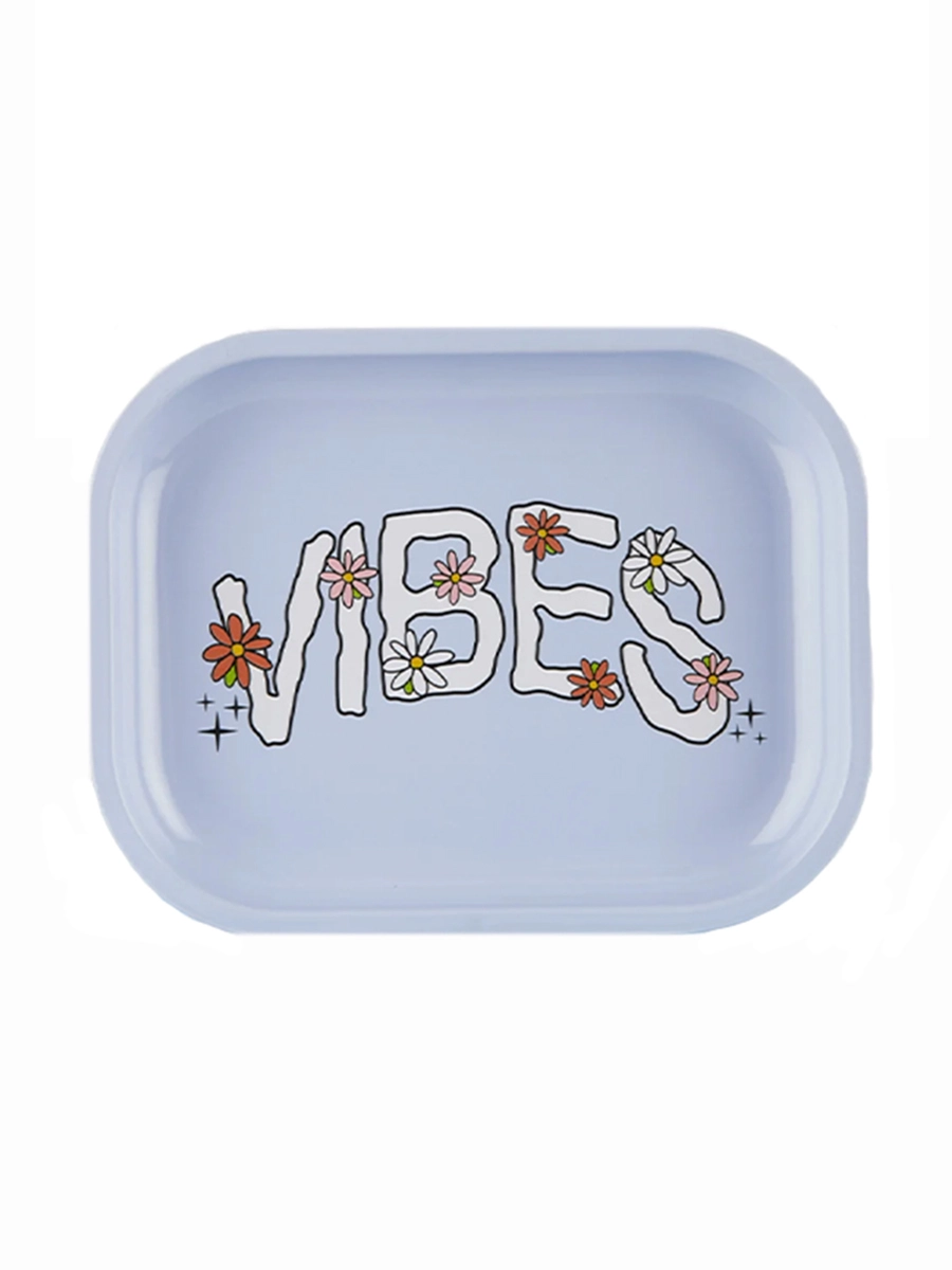 Vibes Small Metal Rolling Tray